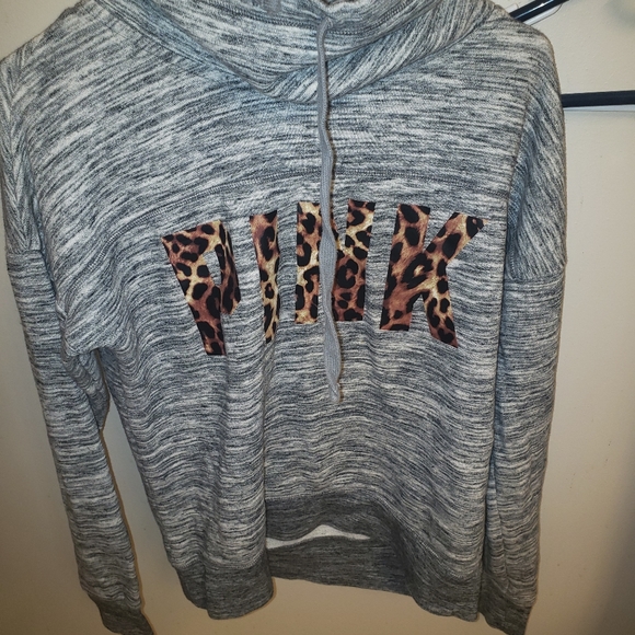PINK cowl neck euc - Picture 1 of 2
